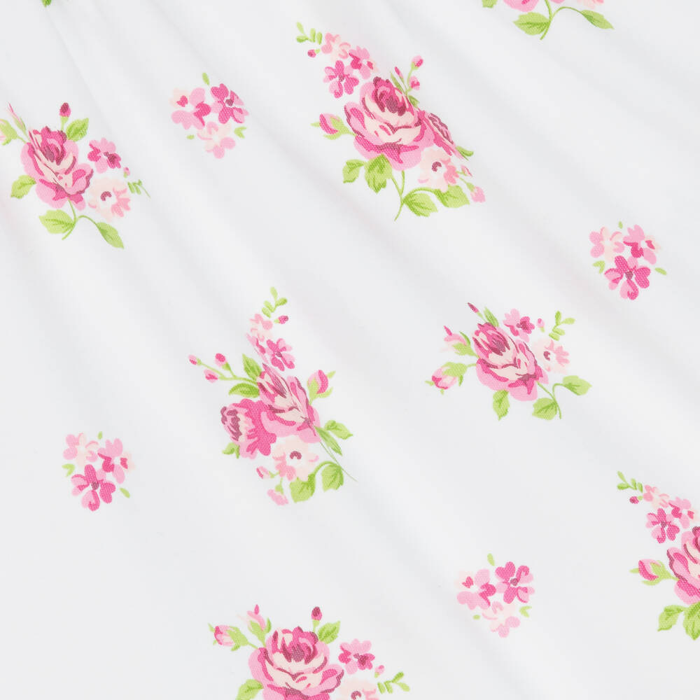 Kissy Kissy-فستان أطفال بناتي قطن بيما لون أبيض | Childrensalon Outlet