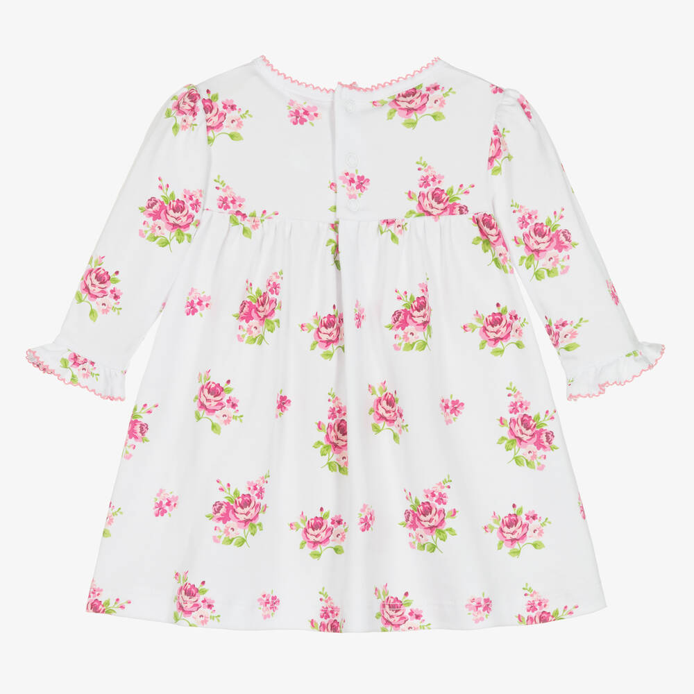 Kissy Kissy-فستان أطفال بناتي قطن بيما لون أبيض | Childrensalon Outlet