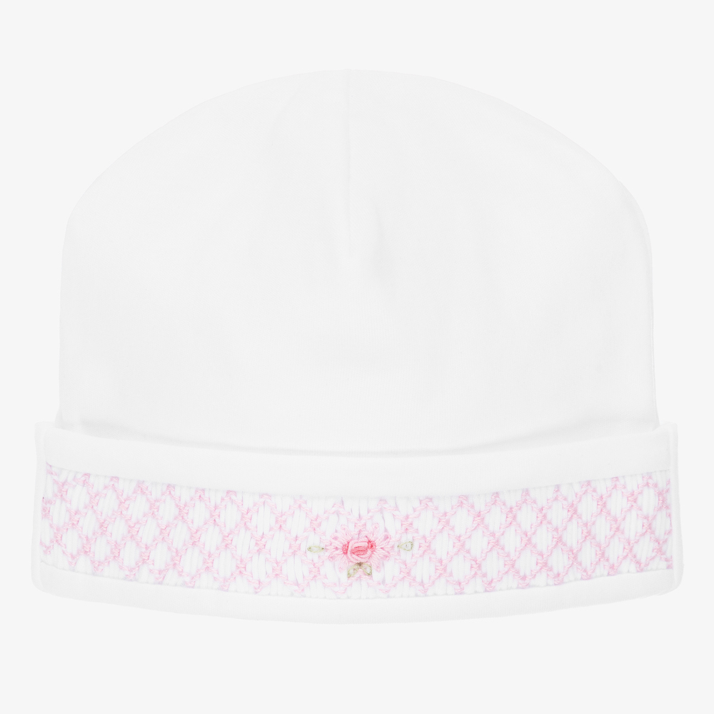 Kissy Kissy - Bonnet blanc coton Bébé fille | Childrensalon