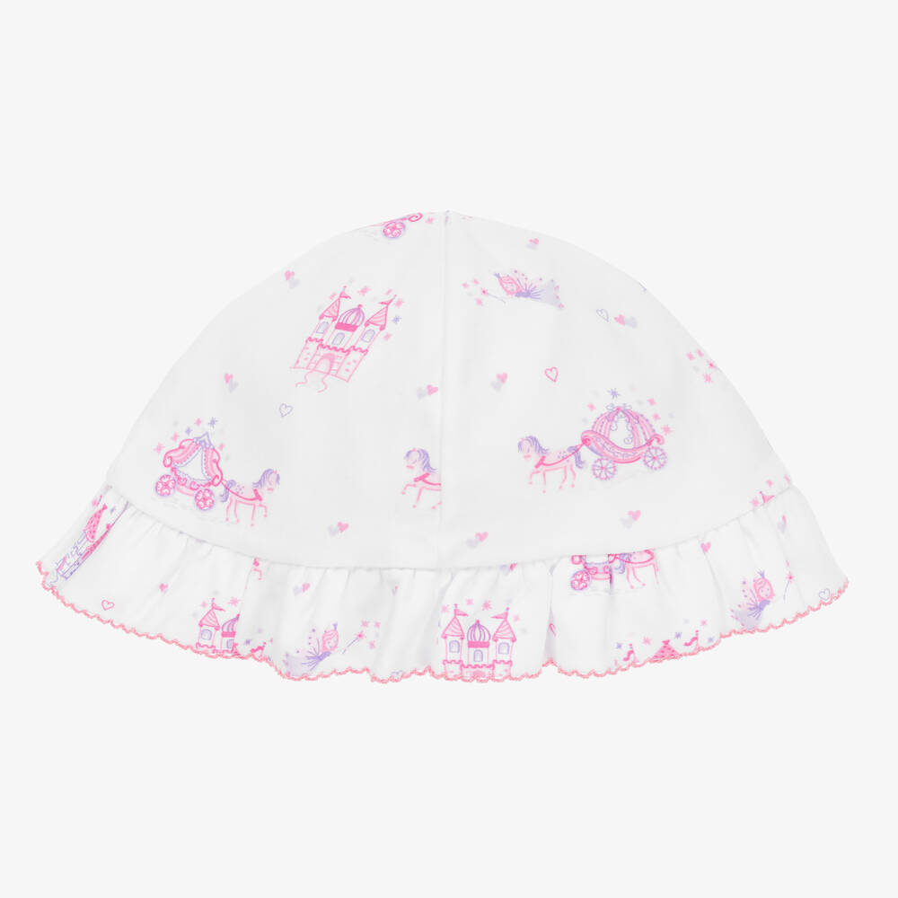 Kissy Kissy - Baby Girls White Cotton Fairytale Wishes Hat | Childrensalon