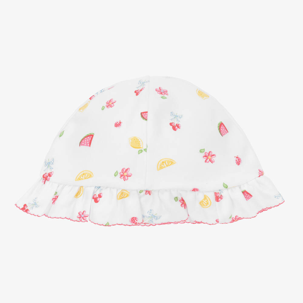 Kissy Kissy - Weißer Tropical Dreams Babyhut (M) | Childrensalon