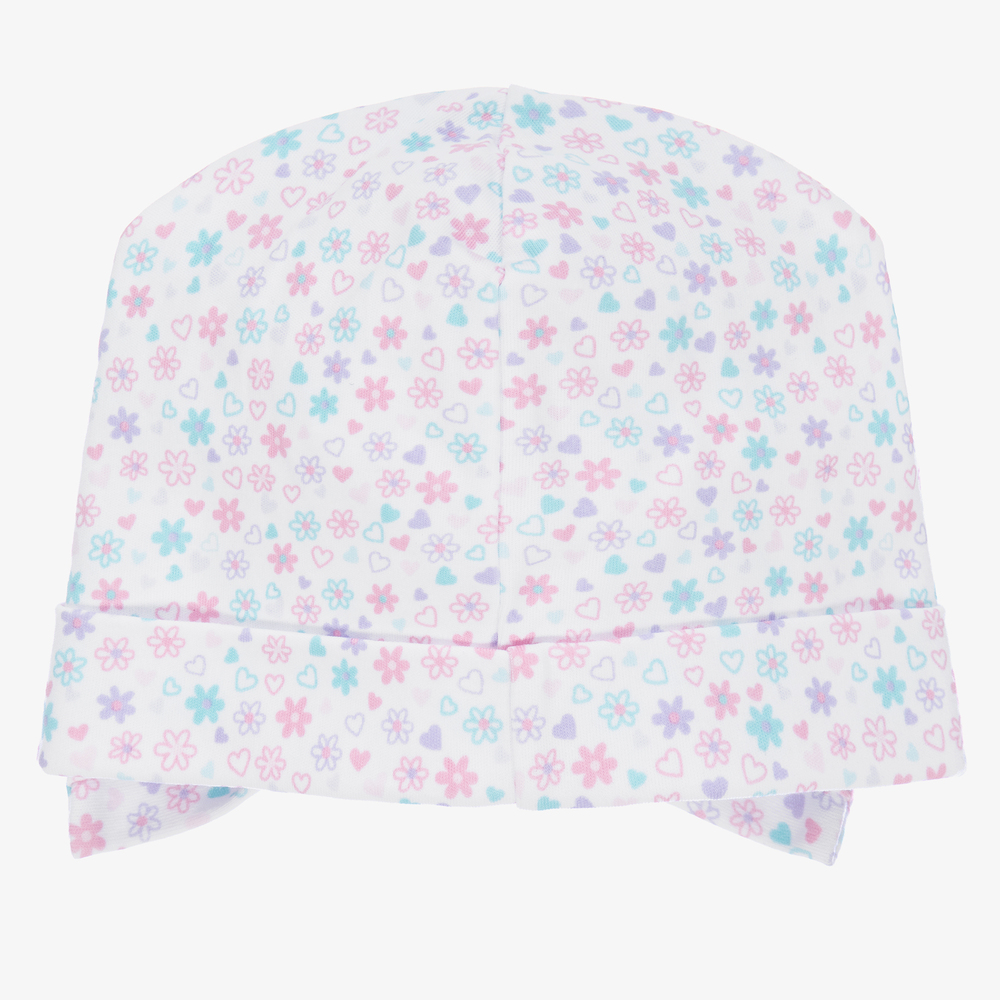 Kissy Kissy-Белая шапка с принтом Fiesta для малышек | Childrensalon Outlet