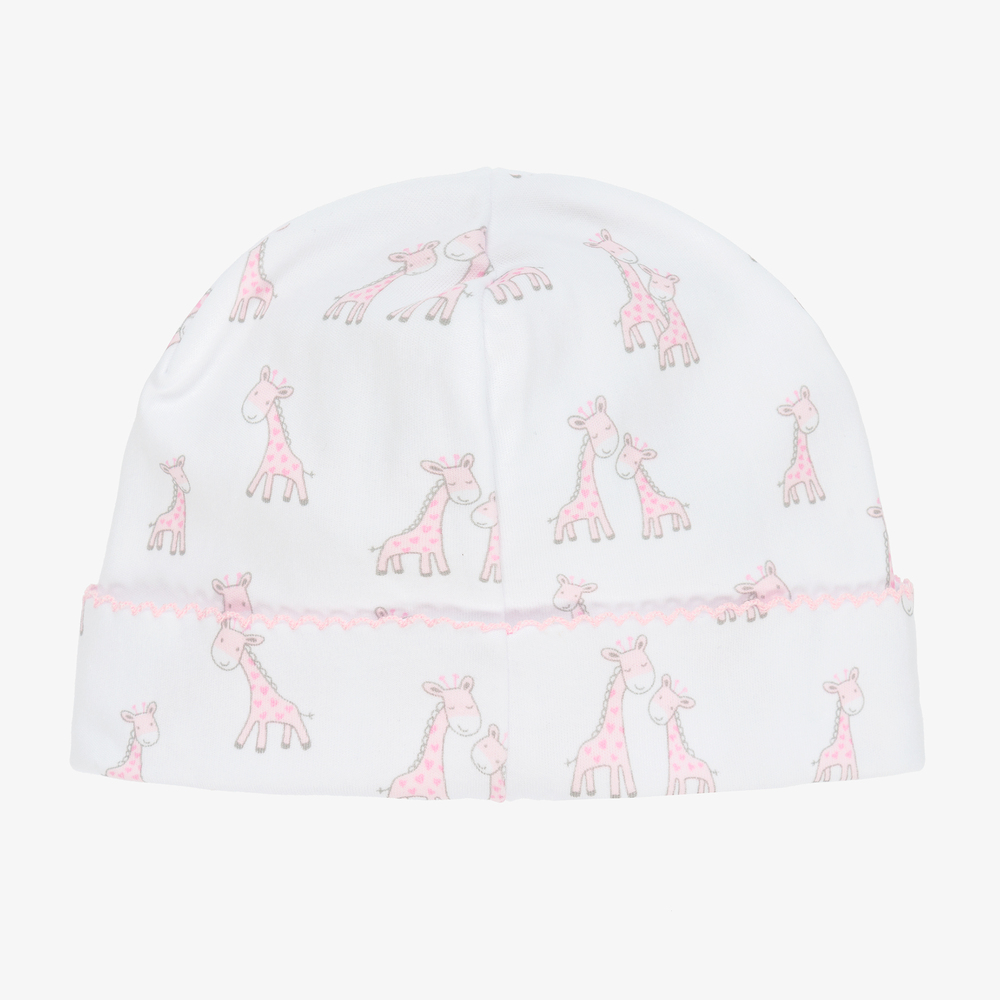 Kissy Kissy-Белая шапочка с жирафами для девочек | Childrensalon Outlet