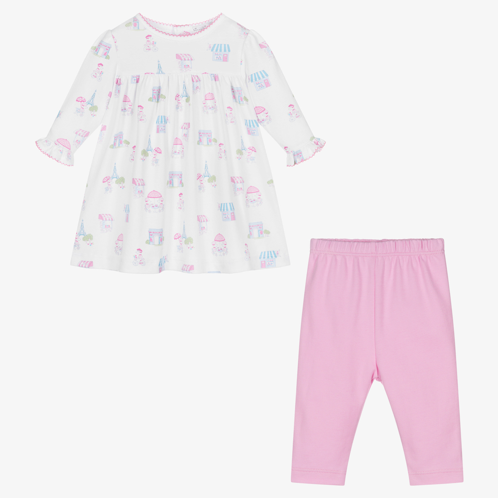 Kissy Kissy-Baby Girls White Paris Dress Set | Childrensalon Outlet
