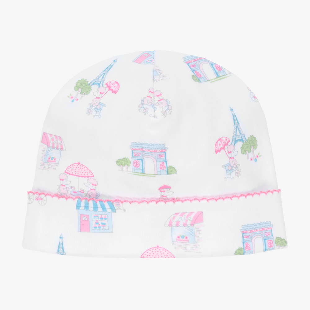 Kissy Kissy - Weiße Paris-Babymütze (M) | Childrensalon