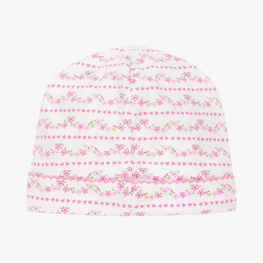 Kissy Kissy-Baby Girls White & Pink Ballet Blossoms Hat | Childrensalon Outlet