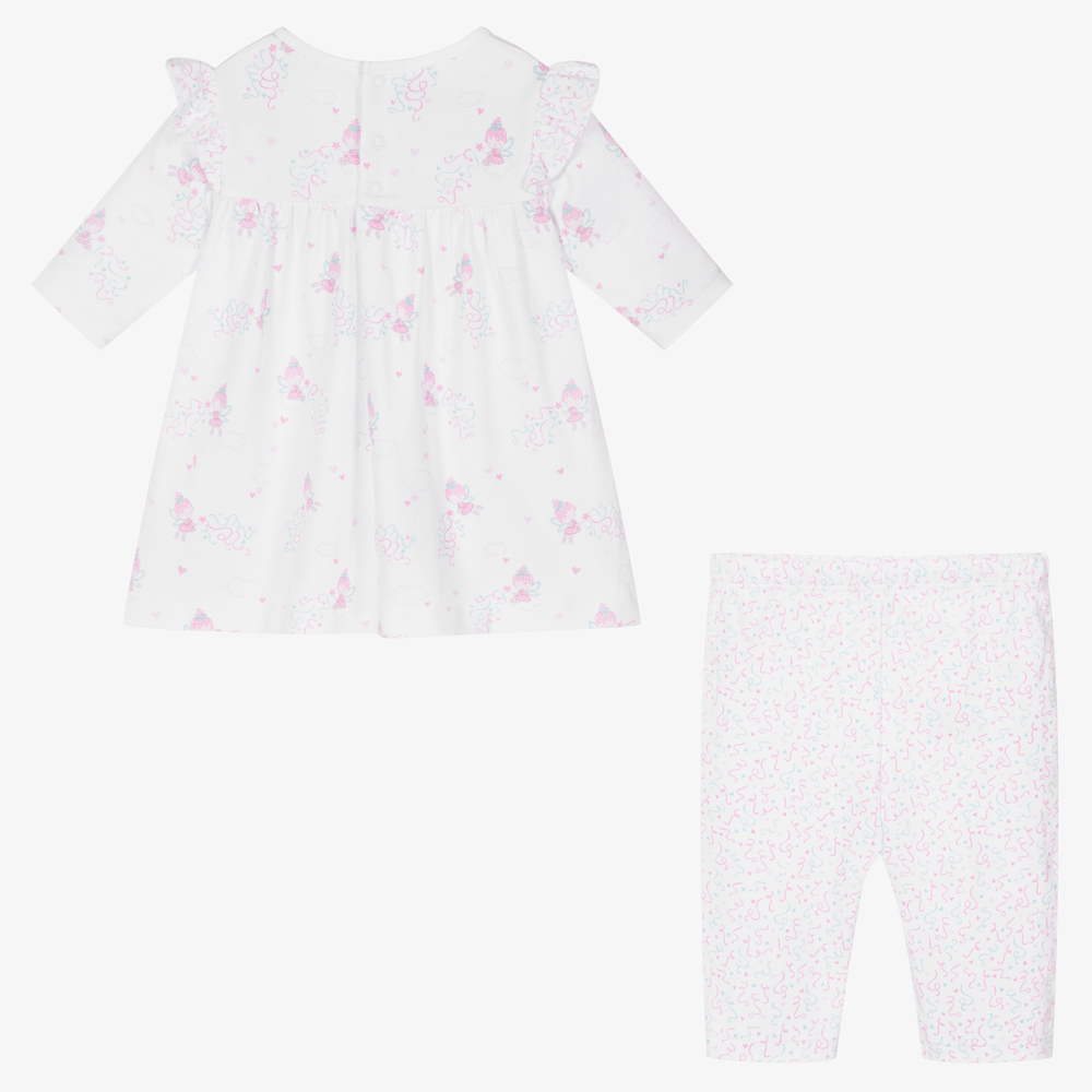 Kissy Kissy-Белое платье с феями и штанишки для малышек | Childrensalon Outlet