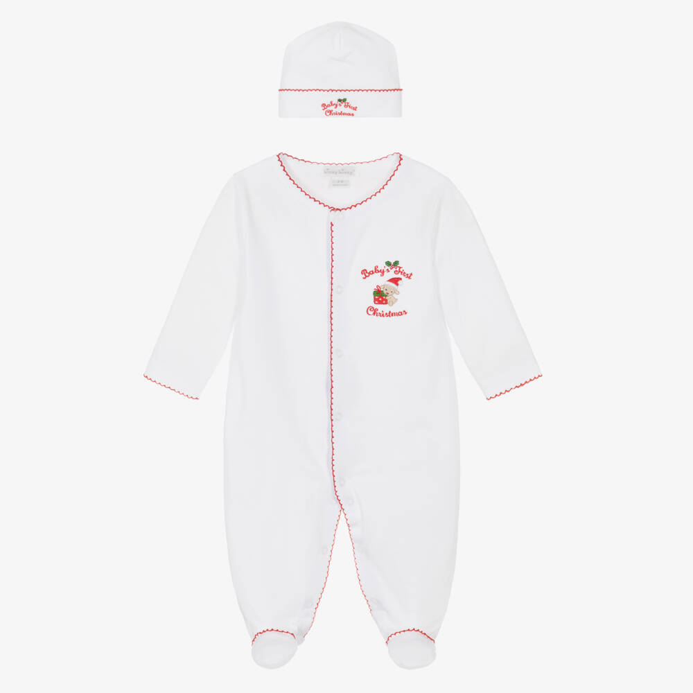 Kissy Kissy-Babys First Festive White Grow Set | Childrensalon Outlet