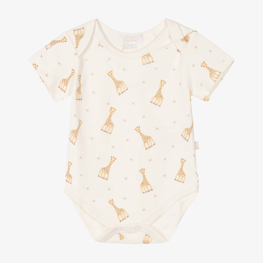 Kissy Kissy - Beige Pima Cotton Bodyvest | Childrensalon