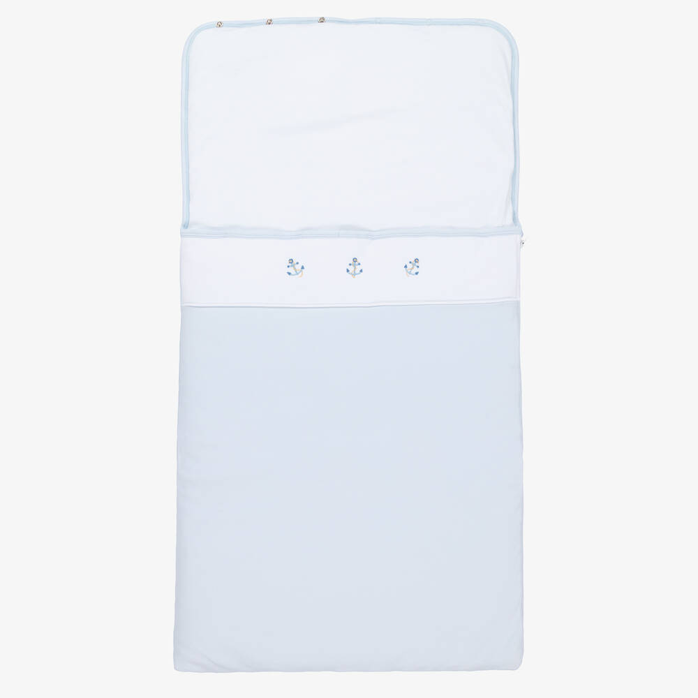 Kissy Kissy Blue Anchor Baby Nest (78cm) Childrensalon Outlet