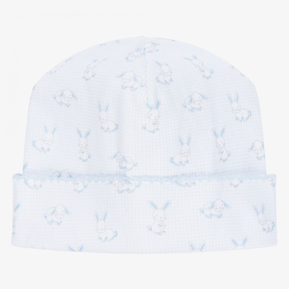 Kissy Kissy-Blue Bunny Cotton Hat | Childrensalon Outlet