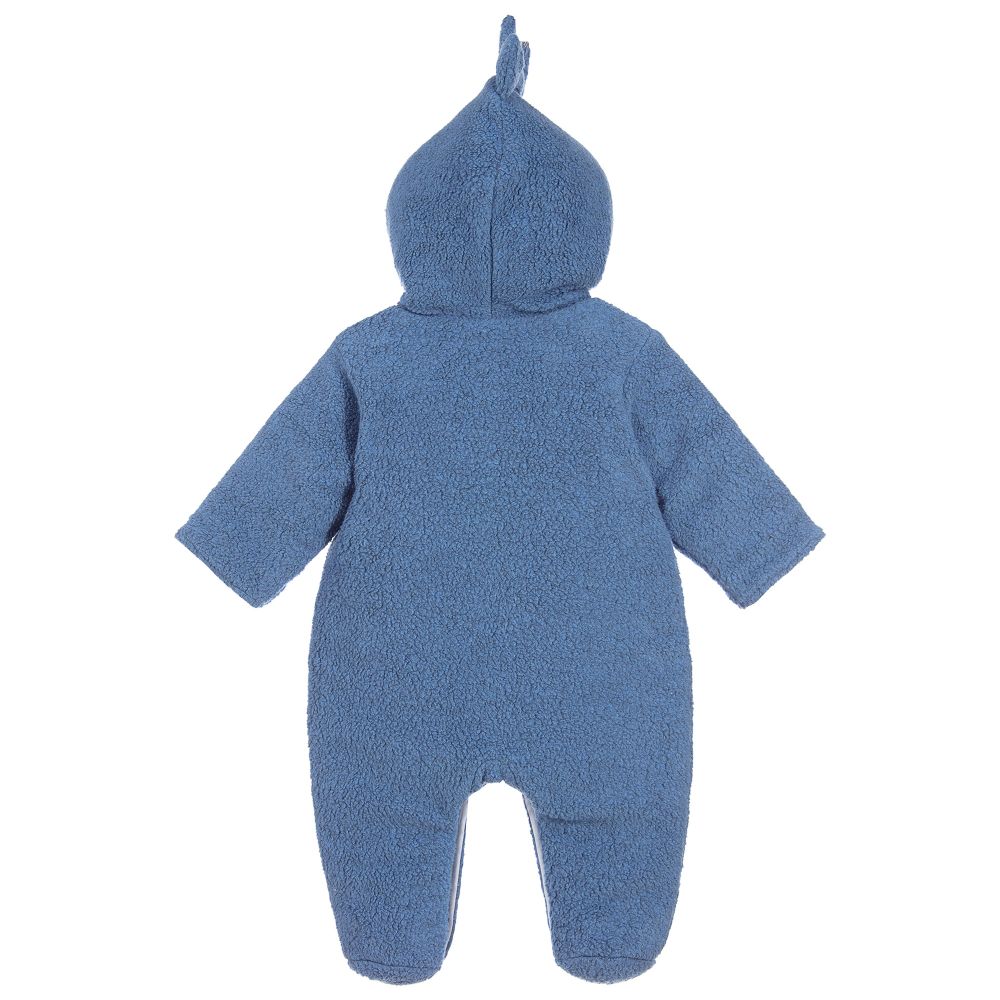 Kissy Kissy-Blue Fleece Campfire Pramsuit | Childrensalon Outlet