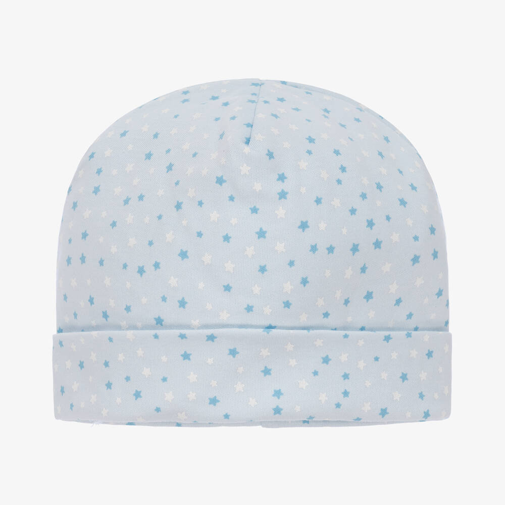 Kissy Kissy - Bonnet bleu en coton Pima Bébé | Childrensalon