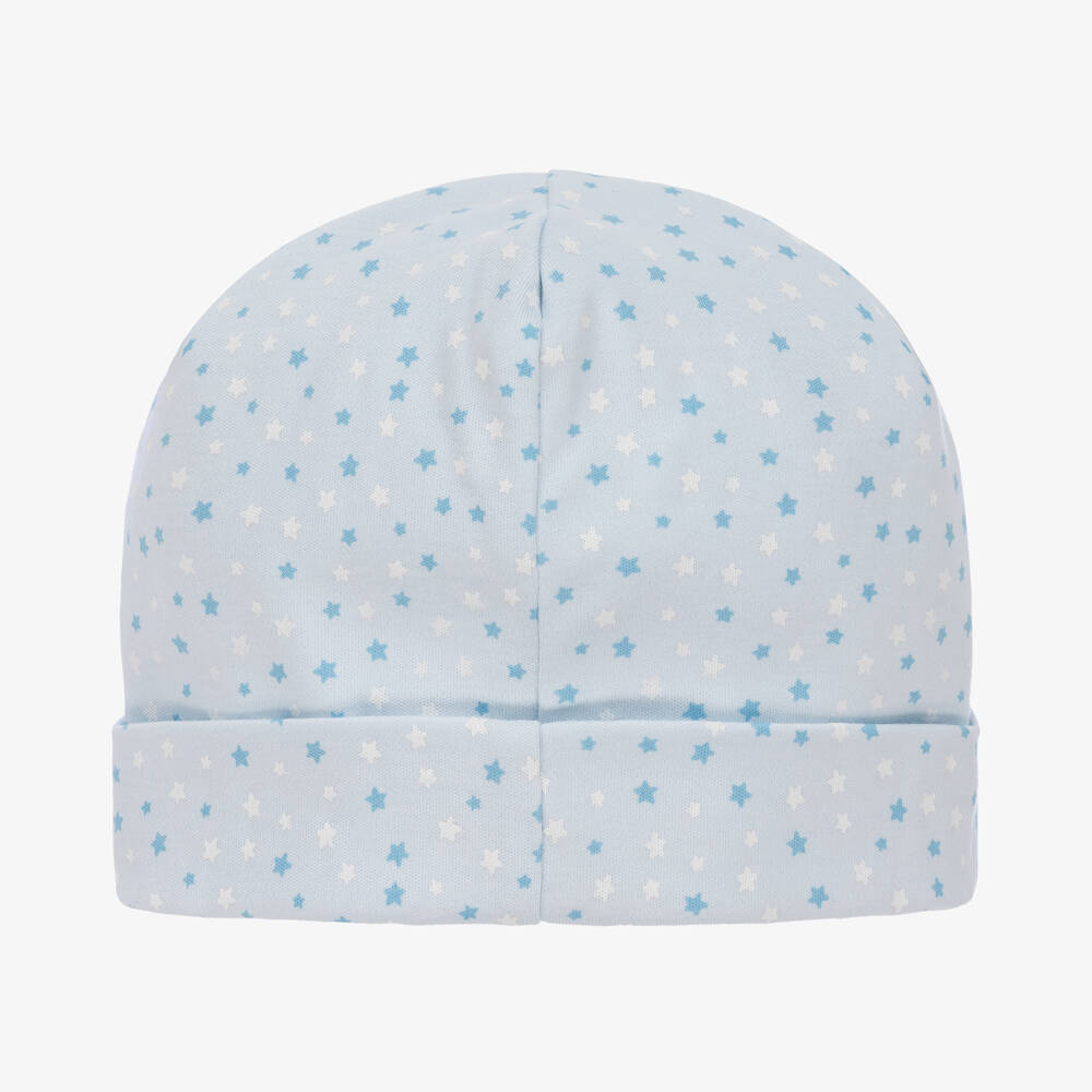 كيسي كيسي-قبعة قطن بيما لون أزرق للأطفال | Childrensalon Outlet