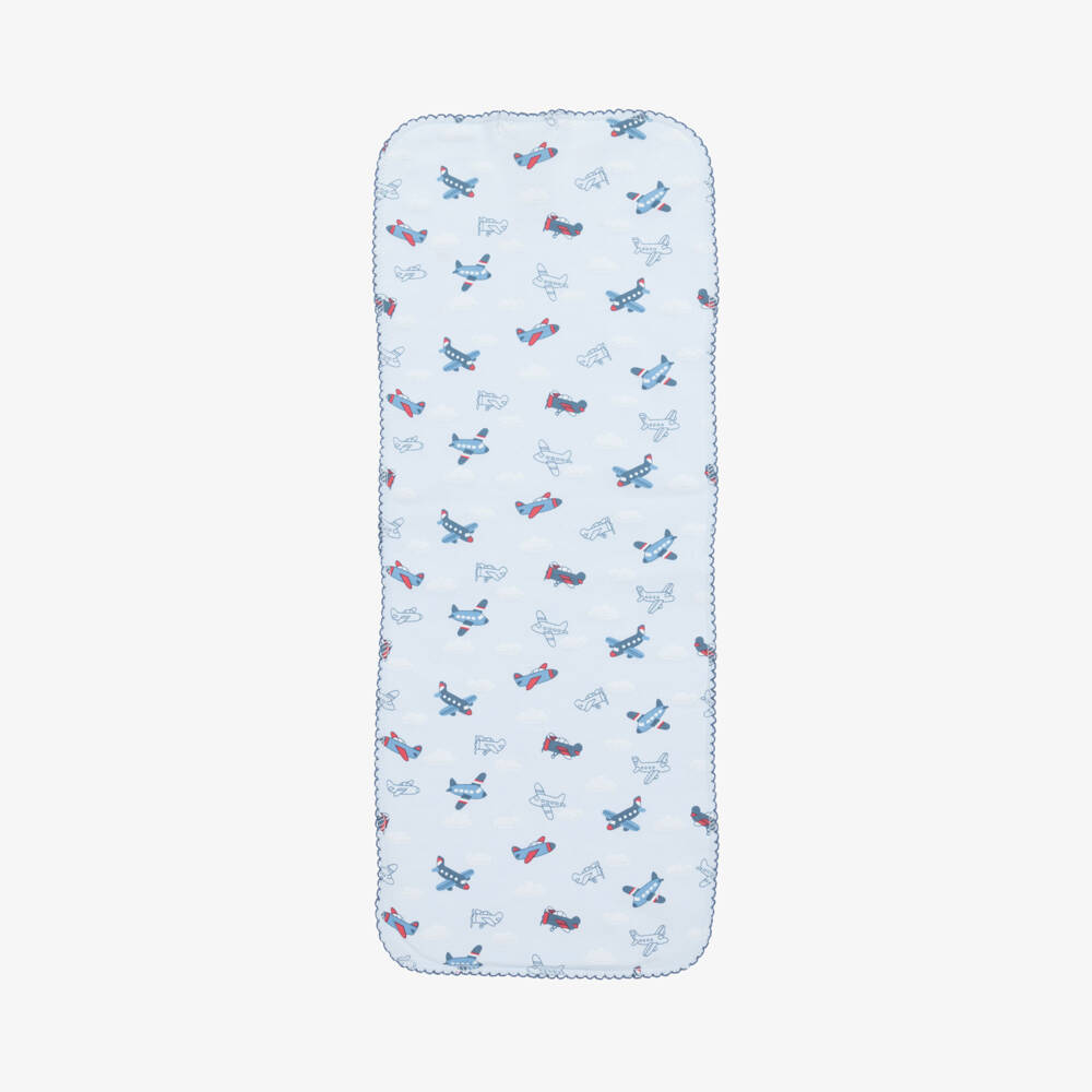 Kissy Kissy-Boys Aeroplane Cotton Burp Cloth | Childrensalon Outlet