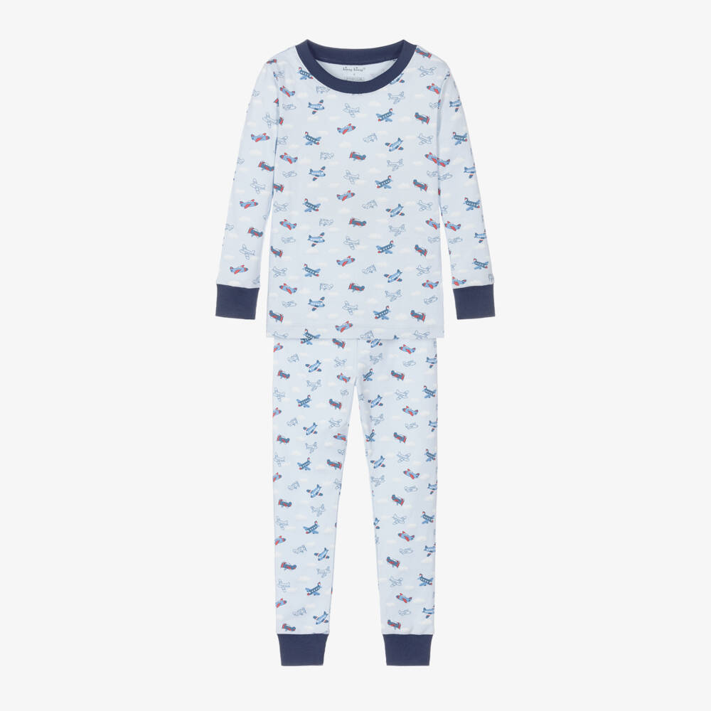 Kissy Kissy-Boys Aeroplane Print Cotton Pyjamas | Childrensalon Outlet