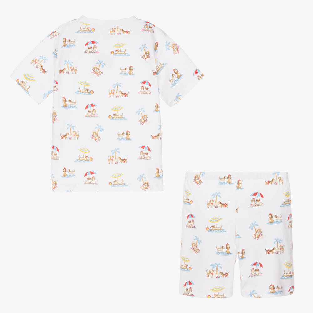 Kissy Kissy-Boys Beach Puppy Pima Pyjamas | Childrensalon Outlet
