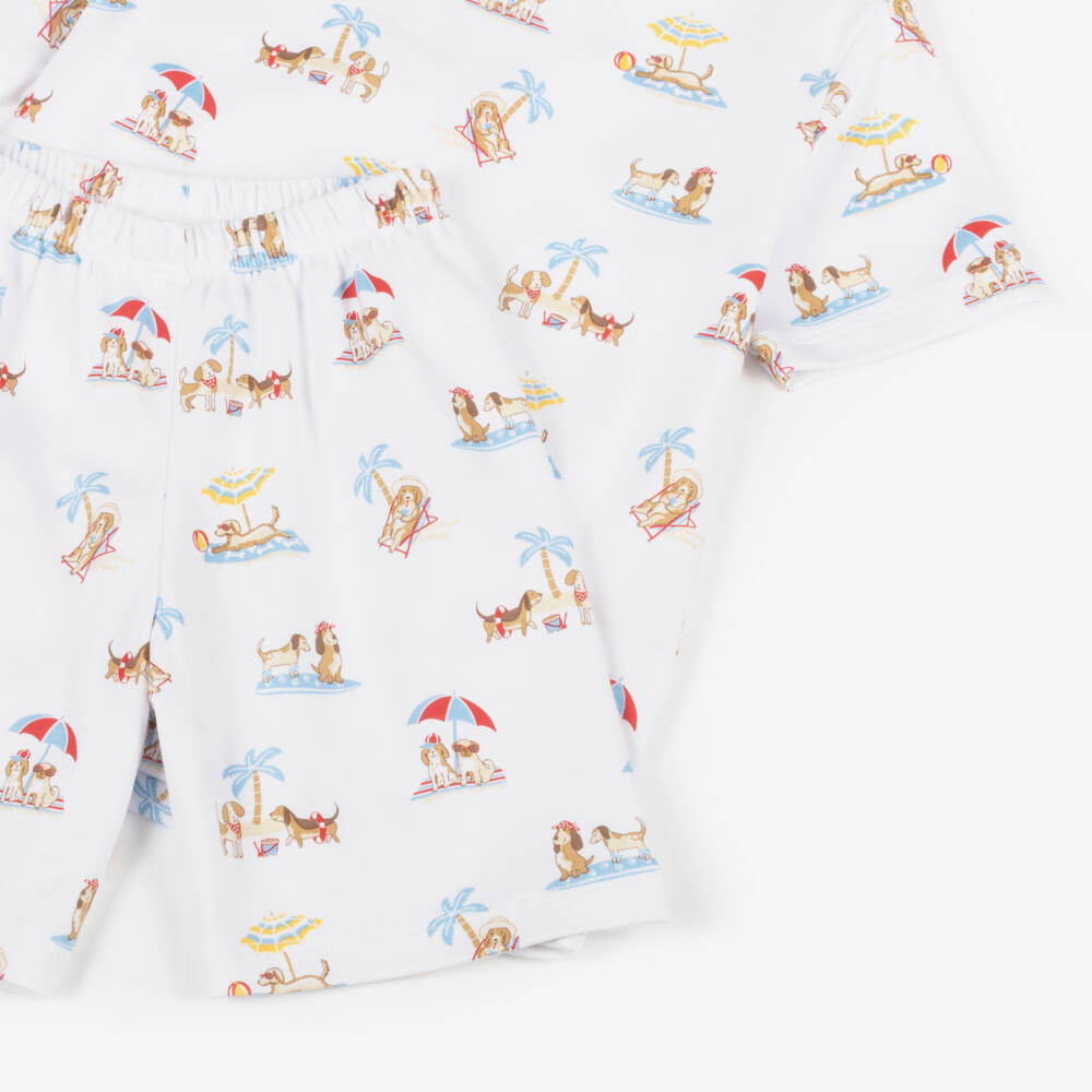 Kissy Kissy-Boys Beach Puppy Pima Pyjamas | Childrensalon Outlet