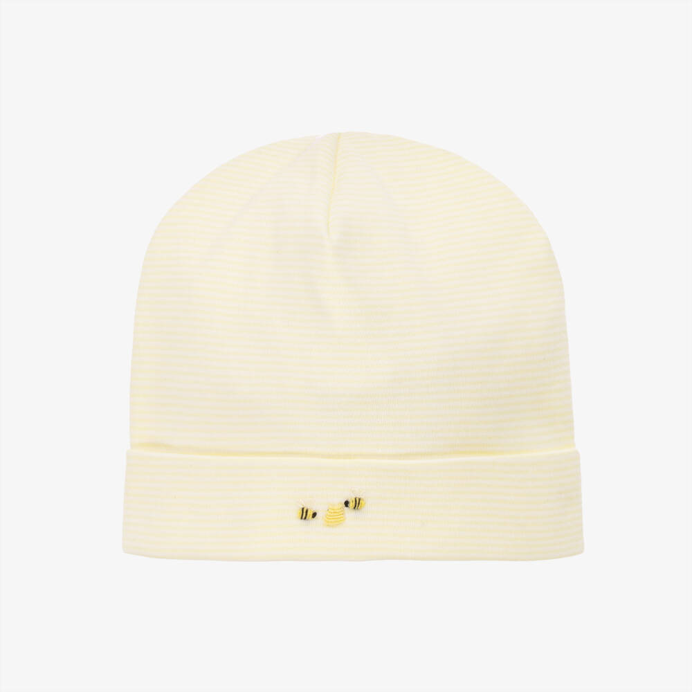 Kissy Kissy-Boys Bee-Themed Yellow Baby Cap | Childrensalon Outlet