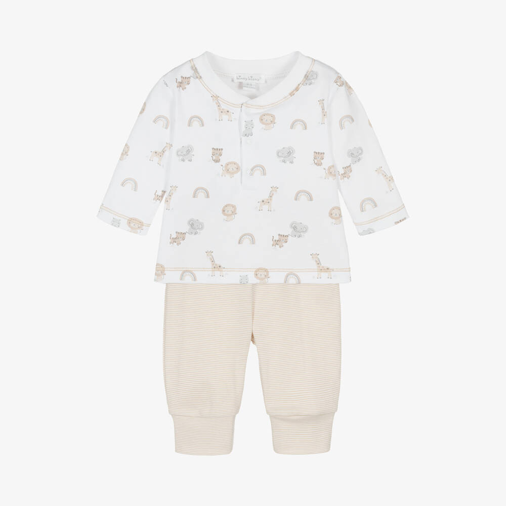 Kissy Kissy-Boys Beige Safari Animal Outfit | Childrensalon Outlet