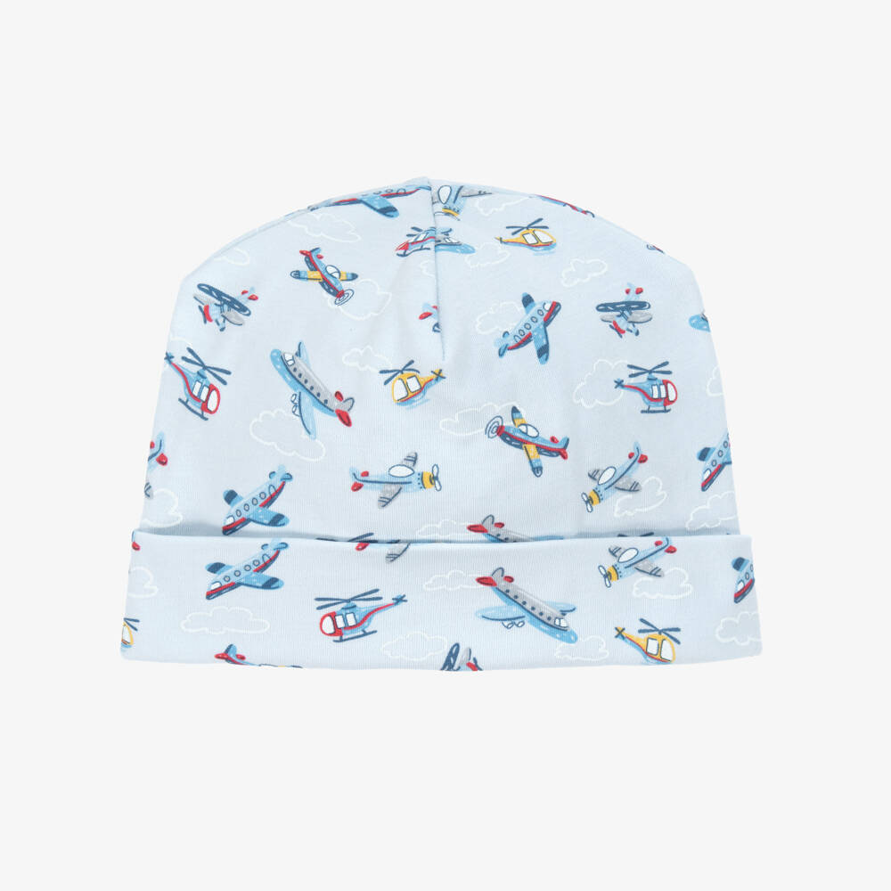 Kissy Kissy-قبعة زرقاء سماوية للأولاد بطبعة طائرة | Childrensalon Outlet
