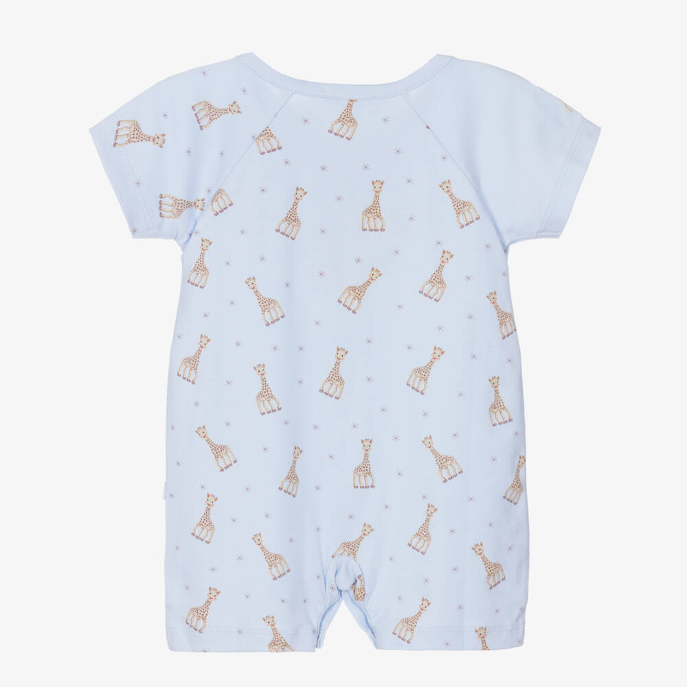 Kissy Kissy-Boys Blue Pima Cotton Shortie | Childrensalon Outlet