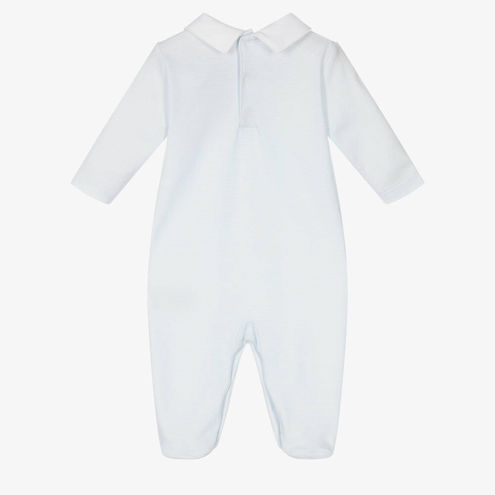 Kissy Kissy-أفرول بيبي غرو قطن بيما لون أزرق للمواليد | Childrensalon Outlet