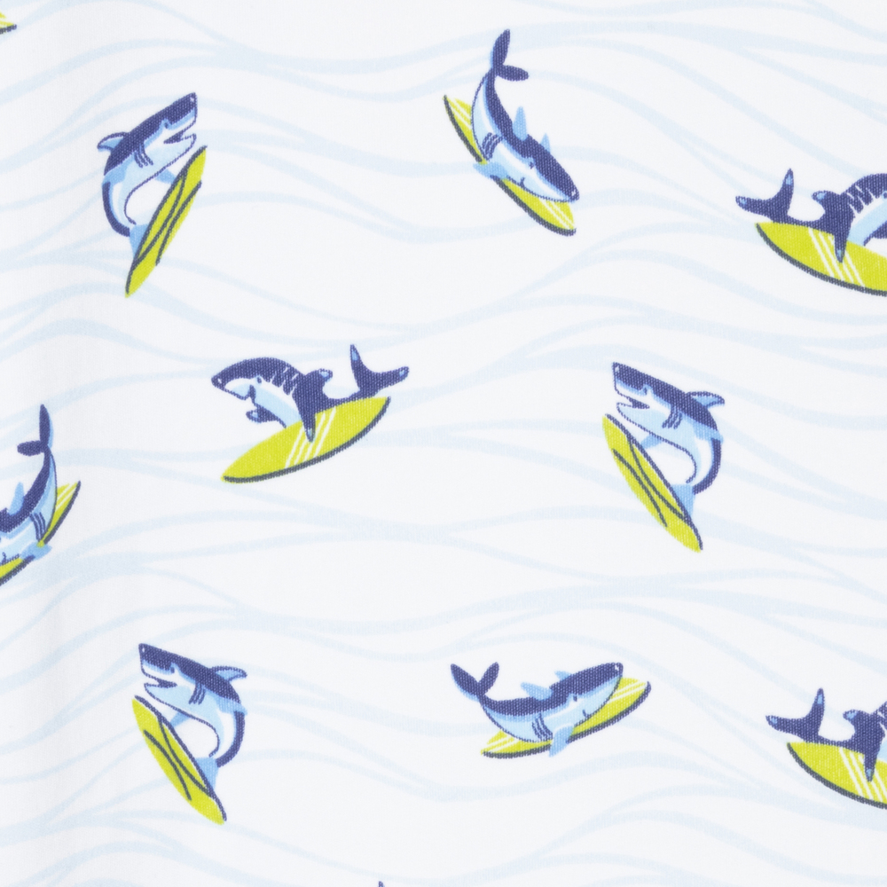 Kissy Kissy-بيجاما قطن بيما لون أزرق وأبيض للأولاد | Childrensalon Outlet