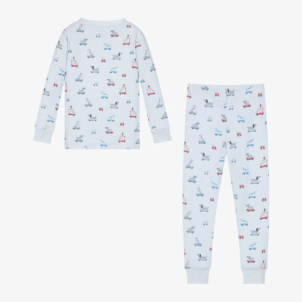 Kissy Kissy-Boys Blue Skateboarding Pups Pyjamas  | Childrensalon Outlet