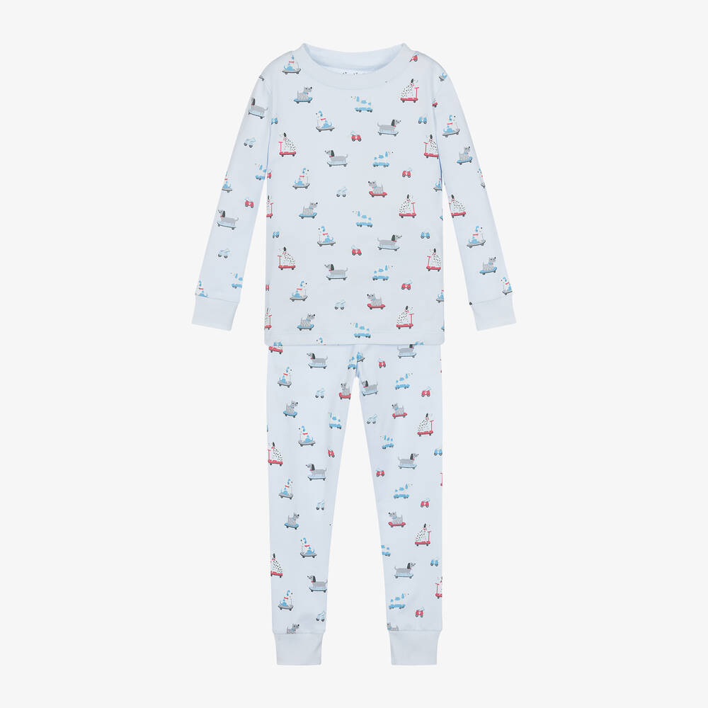 Kissy Kissy-Boys Blue Skateboarding Pups Pyjamas  | Childrensalon Outlet