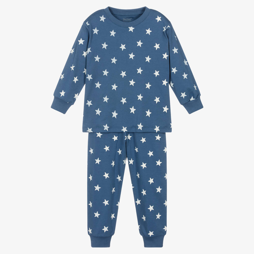Kissy Kissy - Pyjama bleu à étoiles Garçon | Childrensalon