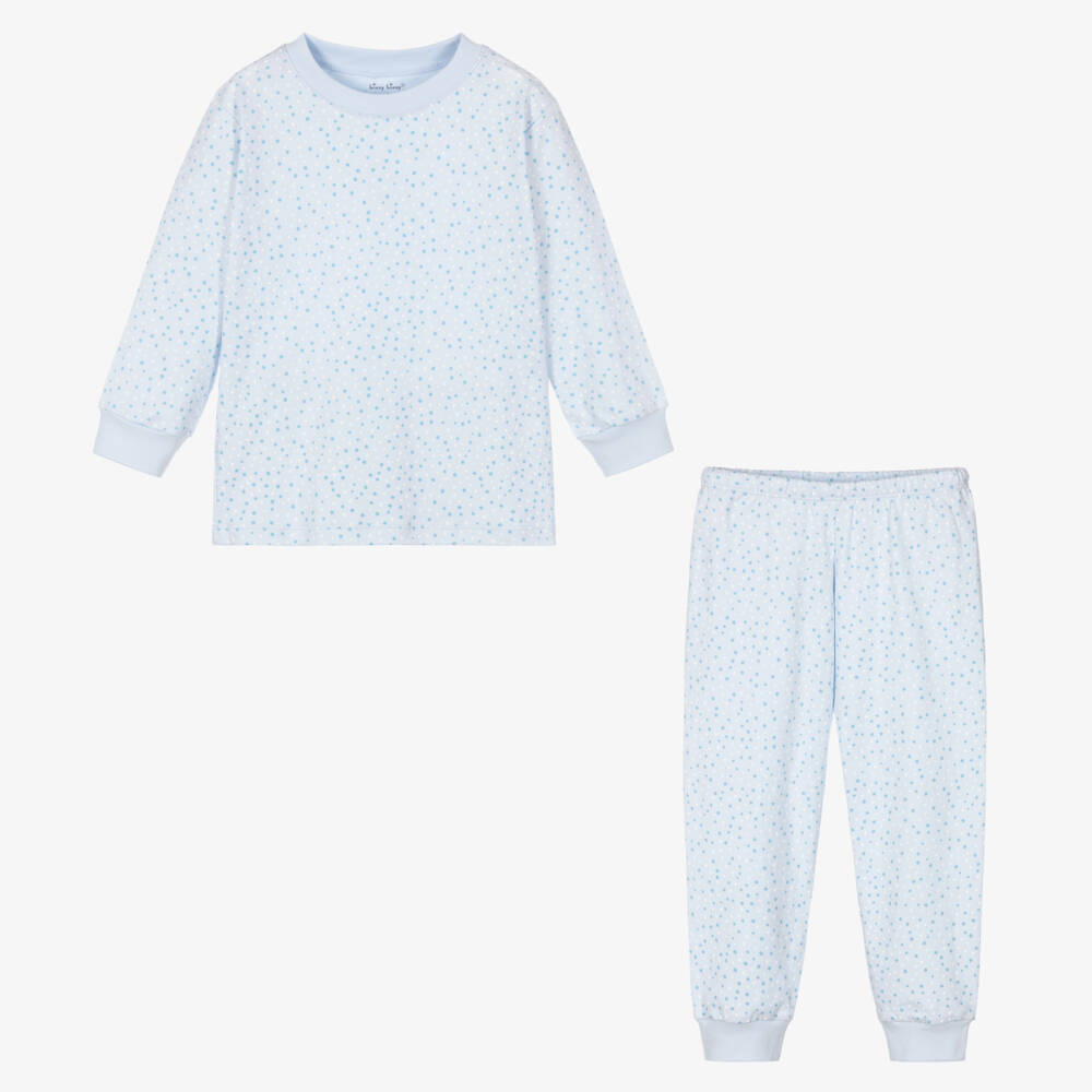 Kissy Kissy-Boys Blue Starry Cotton Sleepwear | Childrensalon Outlet
