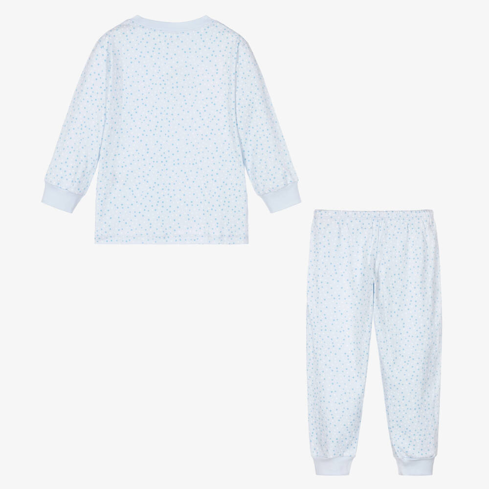 Kissy Kissy-Boys Blue Starry Cotton Sleepwear | Childrensalon Outlet