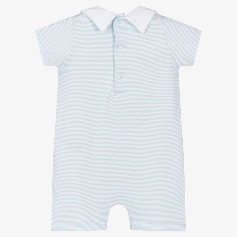 Kissy Kissy-Boys Blue Striped Classic Treasures Shortie | Childrensalon Outlet