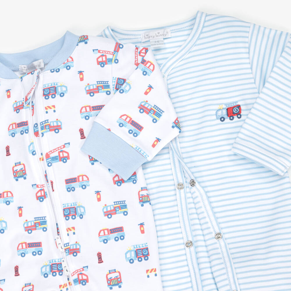 Kissy Kissy-Комплект голубых боди с принтом грузовика для мальчиков | Childrensalon Outlet