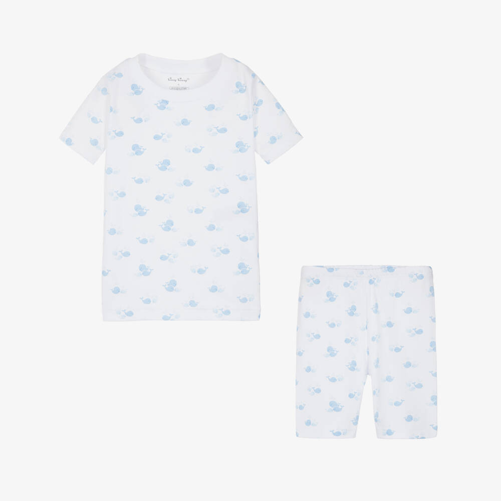 Kissy Kissy-بيجاما الأحلام الزرقاء للأولاد بنقشة الحوت | Childrensalon Outlet