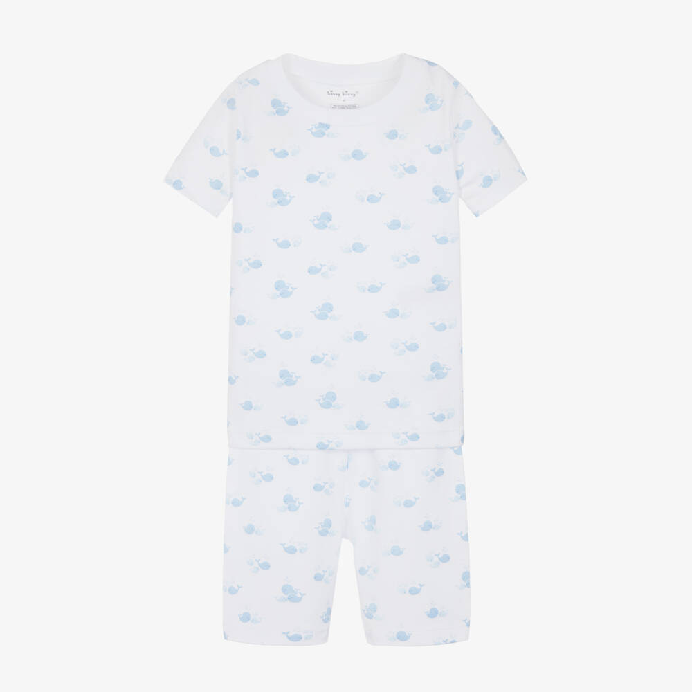 Kissy Kissy-Boys Blue Whale Dream Pyjamas | Childrensalon Outlet