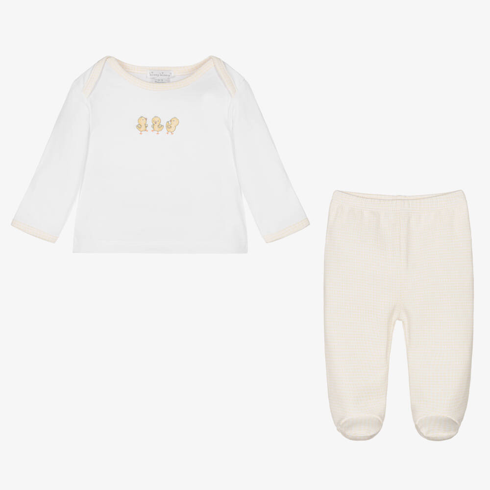 Kissy Kissy-Boys Bright Chicks Pima Cotton Set | Childrensalon Outlet