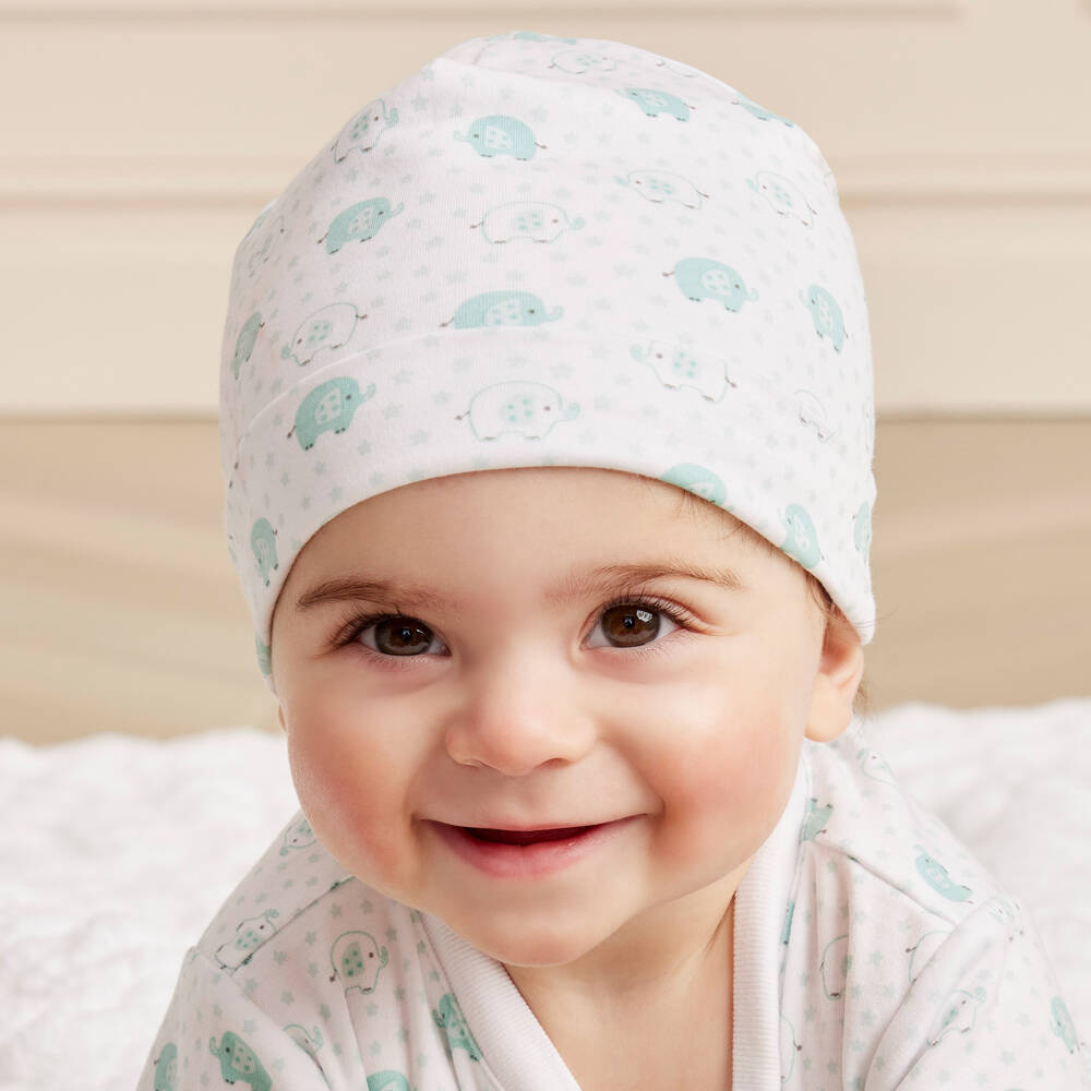 Kissy Kissy-Boys' Celestial Elephant Pima Hat | Childrensalon Outlet