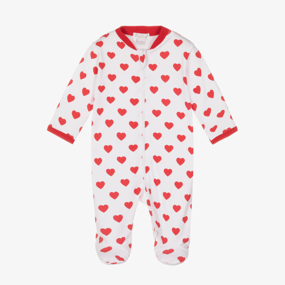 Kissy Kissy-Пижама из Пима с вишневыми сердечками для мальчиков | Childrensalon Outlet