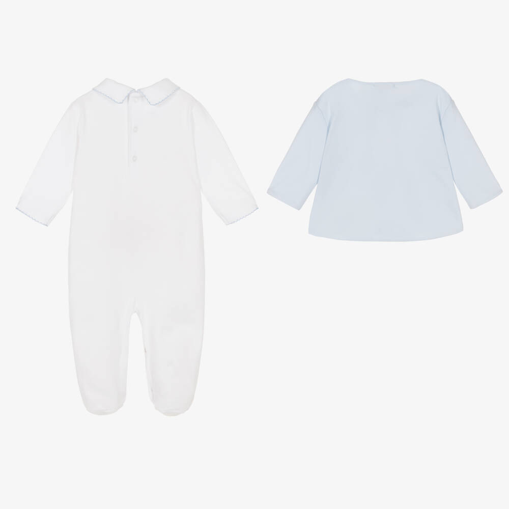 Kissy Kissy-Boys Cotton Elephant Delight Set | Childrensalon Outlet