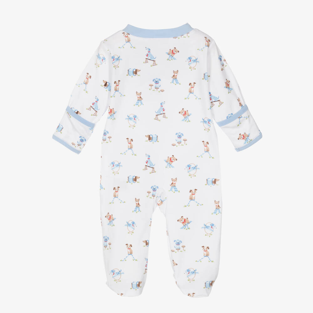 Kissy Kissy-Boys Cotton Soft Puppy Babygrow | Childrensalon Outlet