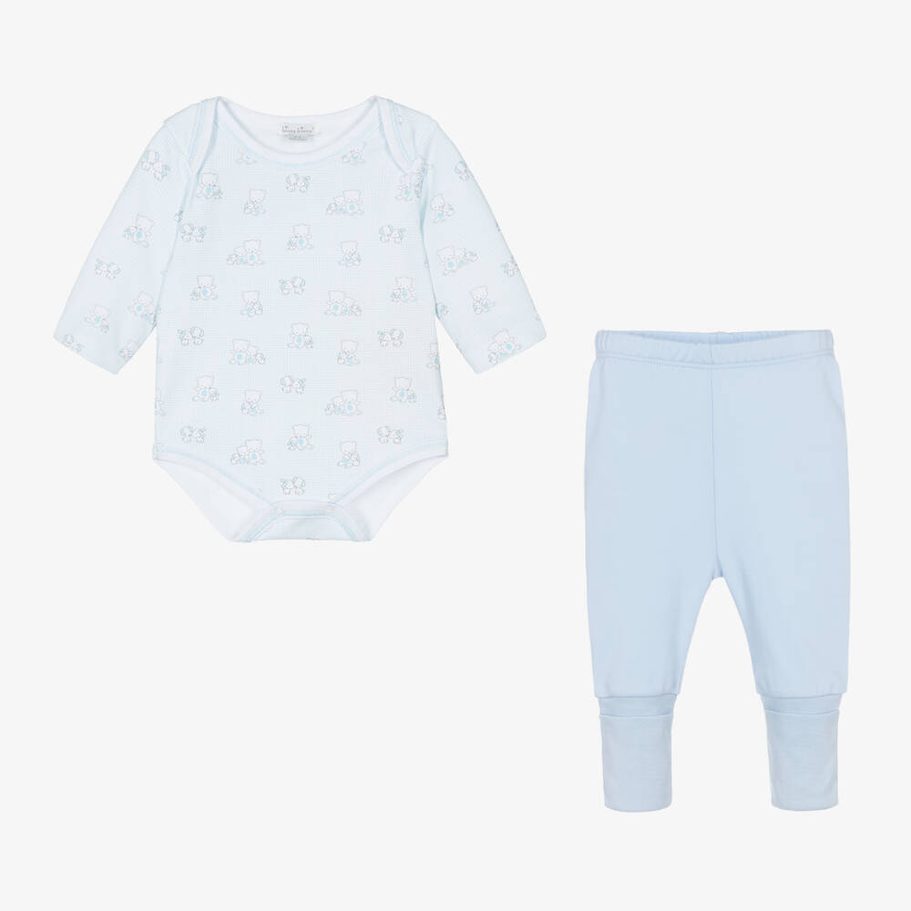 Kissy Kissy-Уютный синий комплект Beary для мальчиков | Childrensalon Outlet