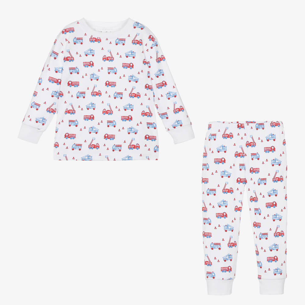 Kissy Kissy-Уютная пижама с пожарной машиной для мальчиков | Childrensalon Outlet
