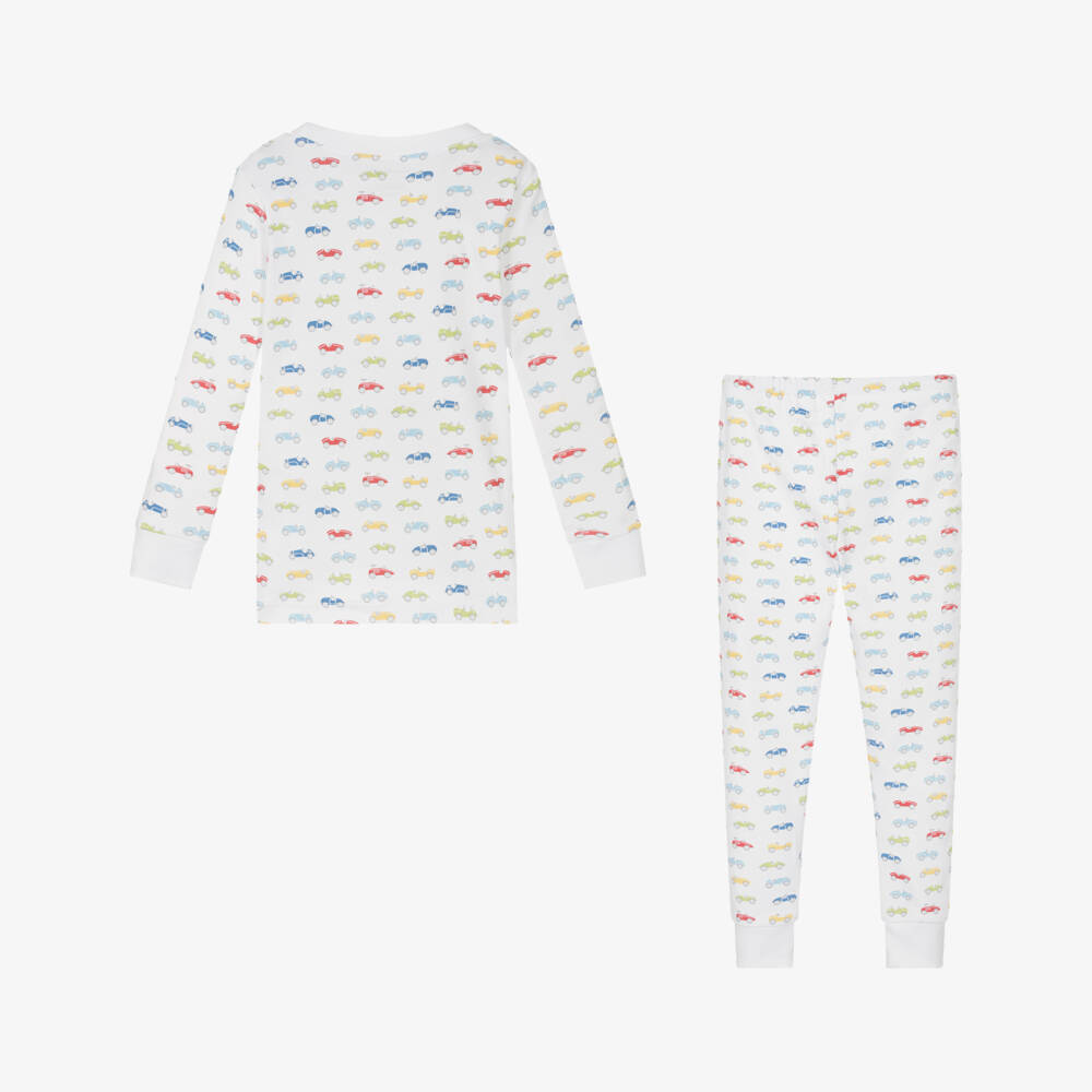 Kissy Kissy-Boys Cozy White Car Print Sleepwear | Childrensalon Outlet