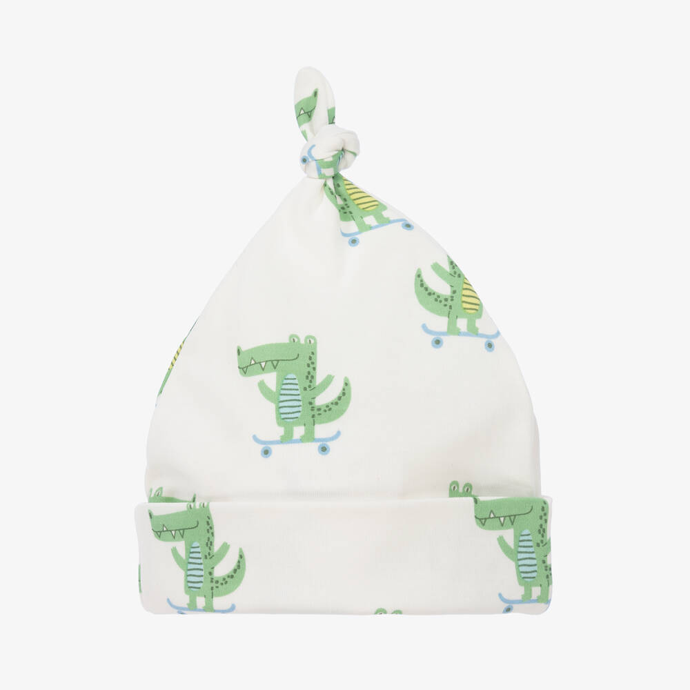 Kissy Kissy-قبعة قطن بيما لون عاجي للمواليد | Childrensalon Outlet