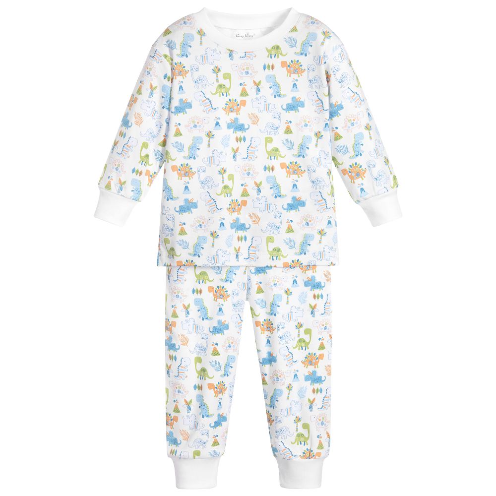 Kissy Kissy - Boys Dino Pima Cotton Pyjamas | Childrensalon