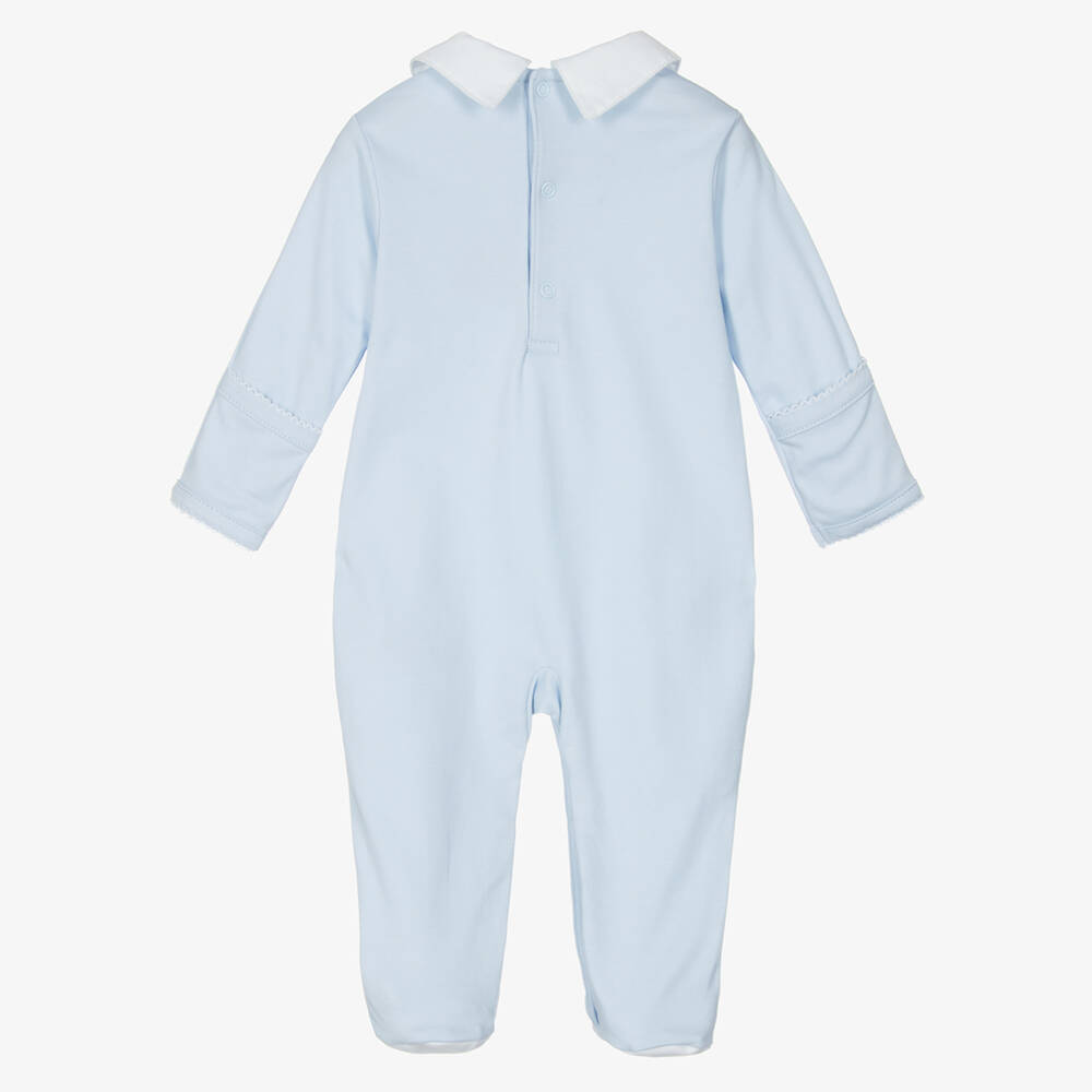 Kissy Kissy-Boys Gentle Sky Bunny Babygrow | Childrensalon Outlet