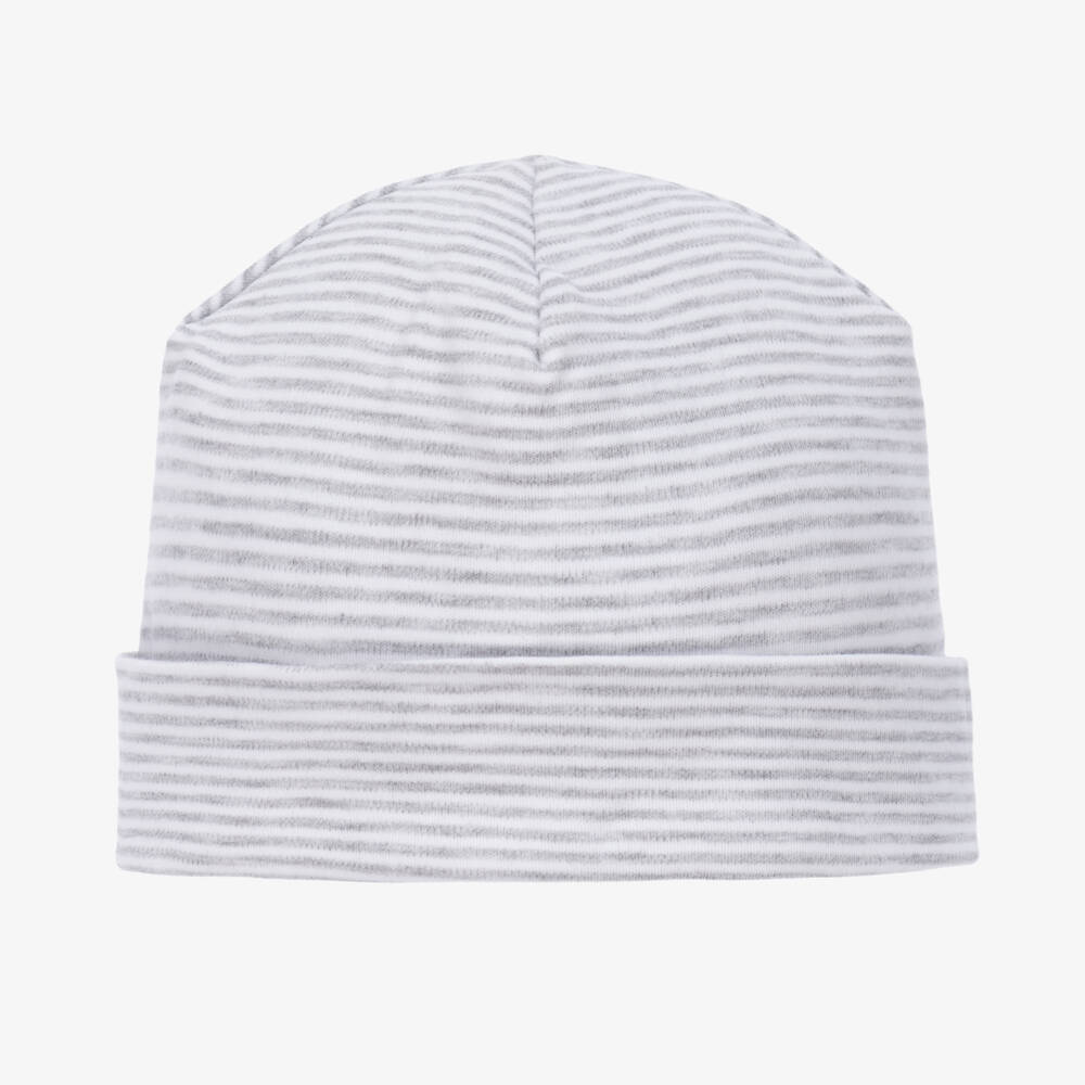 Kissy Kissy-Boys Grey Cotton Jersey Hat | Childrensalon Outlet