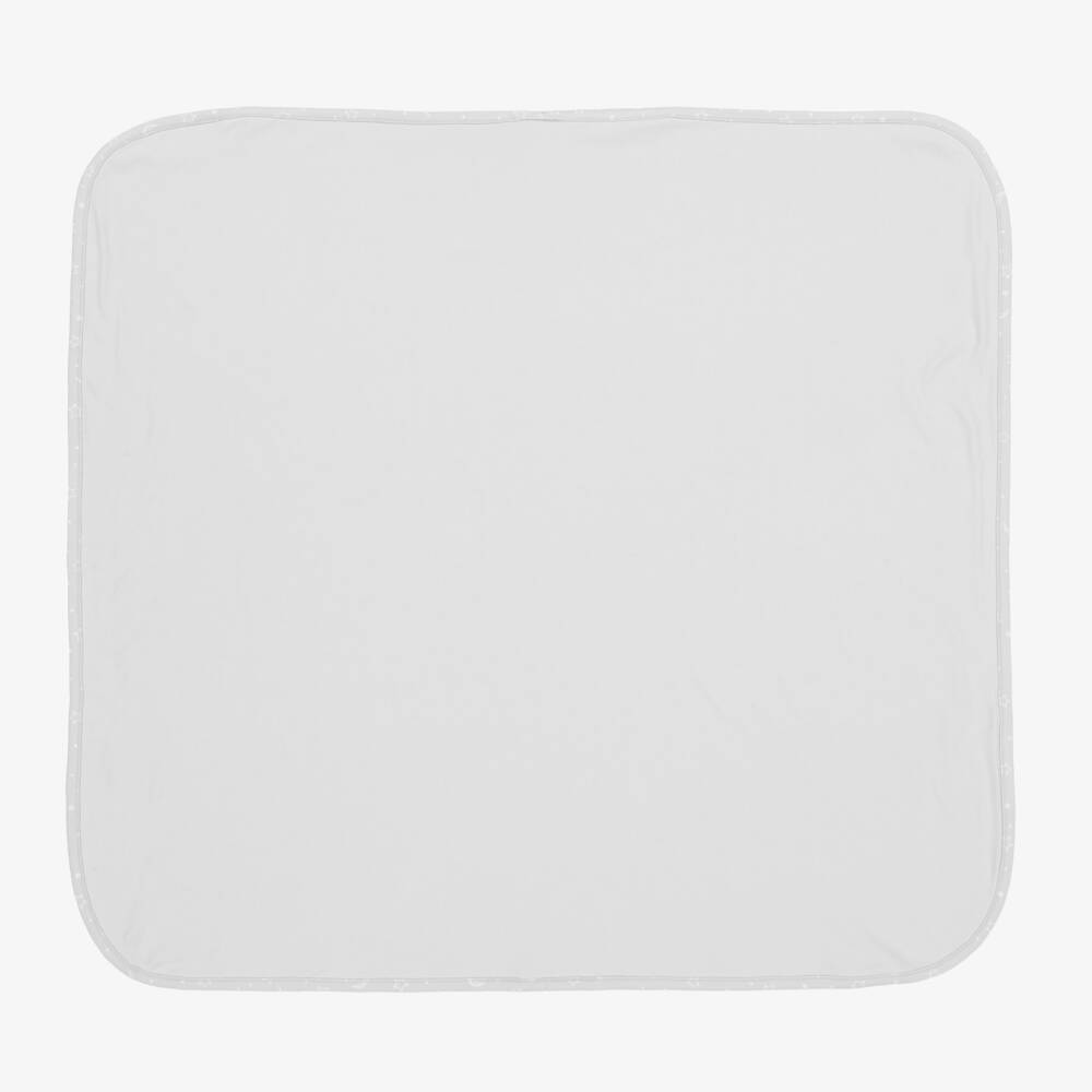 Kissy Kissy-بطانية مون لايت قطن بيما لون رمادي (73 سم) | Childrensalon Outlet